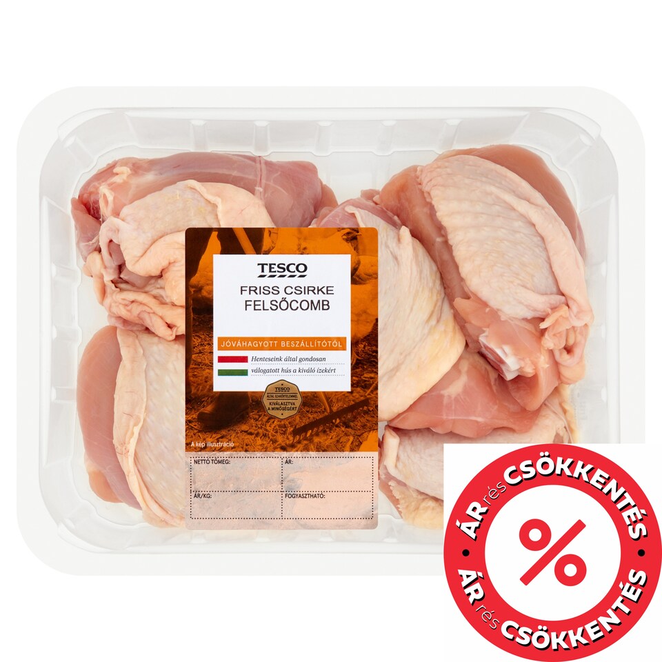 Tesco friss csirke felsőcomb 750 g
