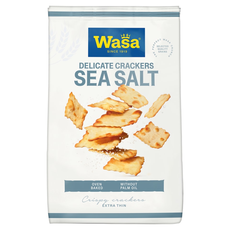 Obrázek 1 pro produkt Wasa Krekry s olivovým olejem a mořskou solí 180g