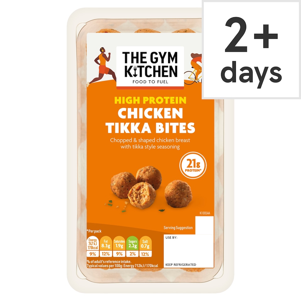 The Gym Kitchen Chicken Tikka Bites 105g