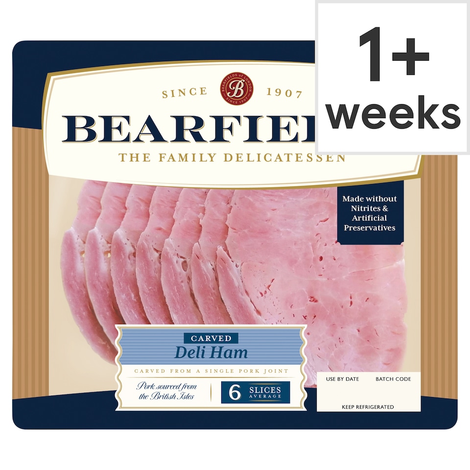 Bearfields Carved Deli Ham 100g