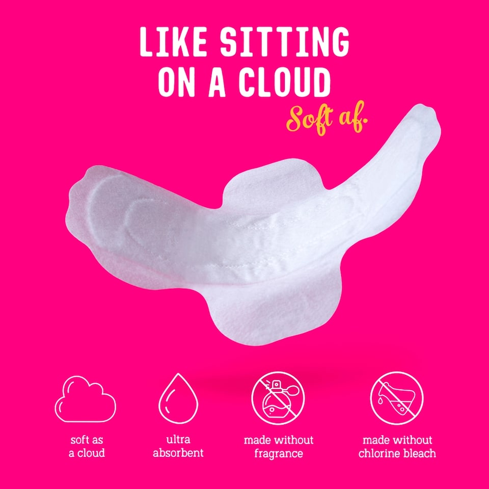 image 1 of Flo Bamboo Winged & Ultra Thin Night Pads x14