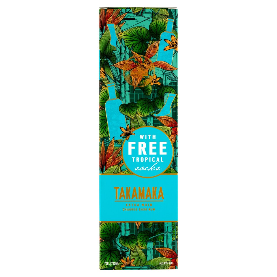 Takamaka Extra Noir Charred Cask rum 43% 0,7 l