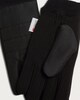 image 2 of F&F Thinsulate™ Quilted Panel Detail Gloves with Cotton in Black