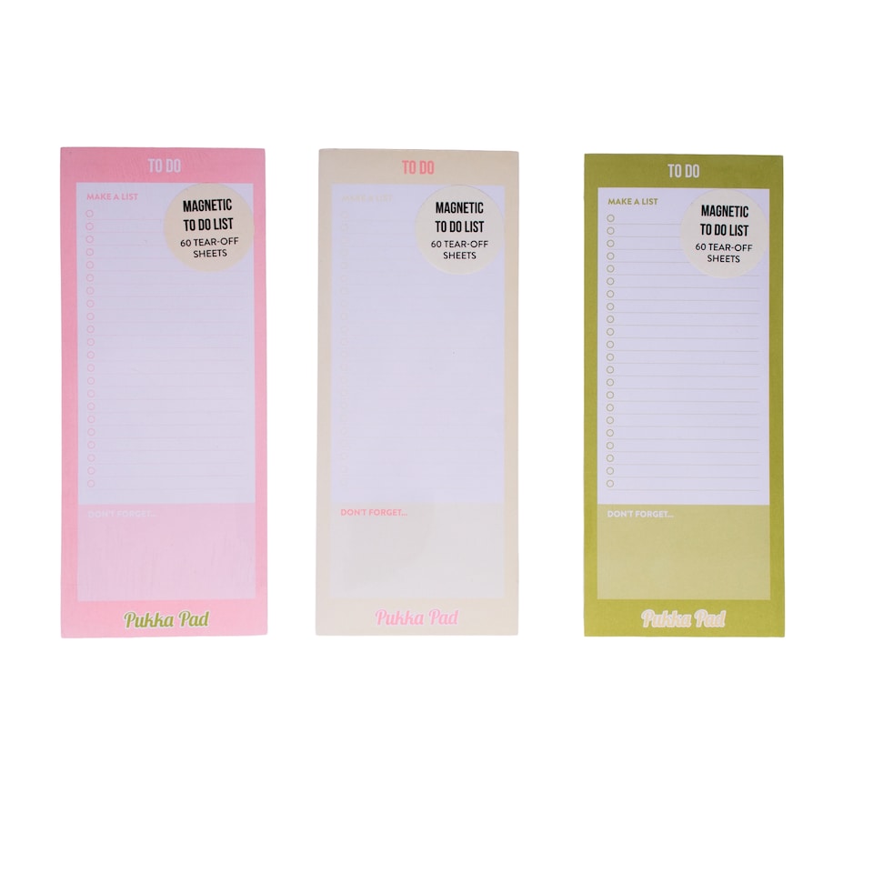 Pukka Pistachio To Do List Pad