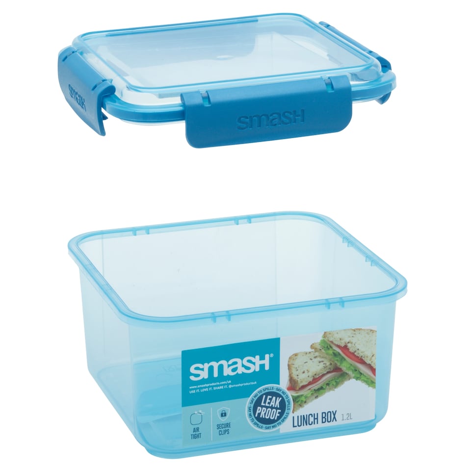 image 1 of Smash Blue Lunch Box 1.2L 