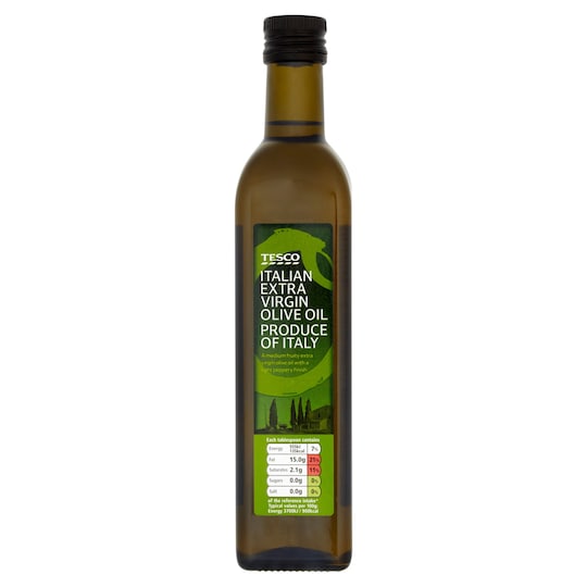 Tesco Italian Extra Virgin Olive Oil 500Ml Tesco Groceries