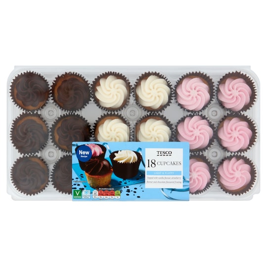 Tesco 18 Cupcakes Tesco Groceries