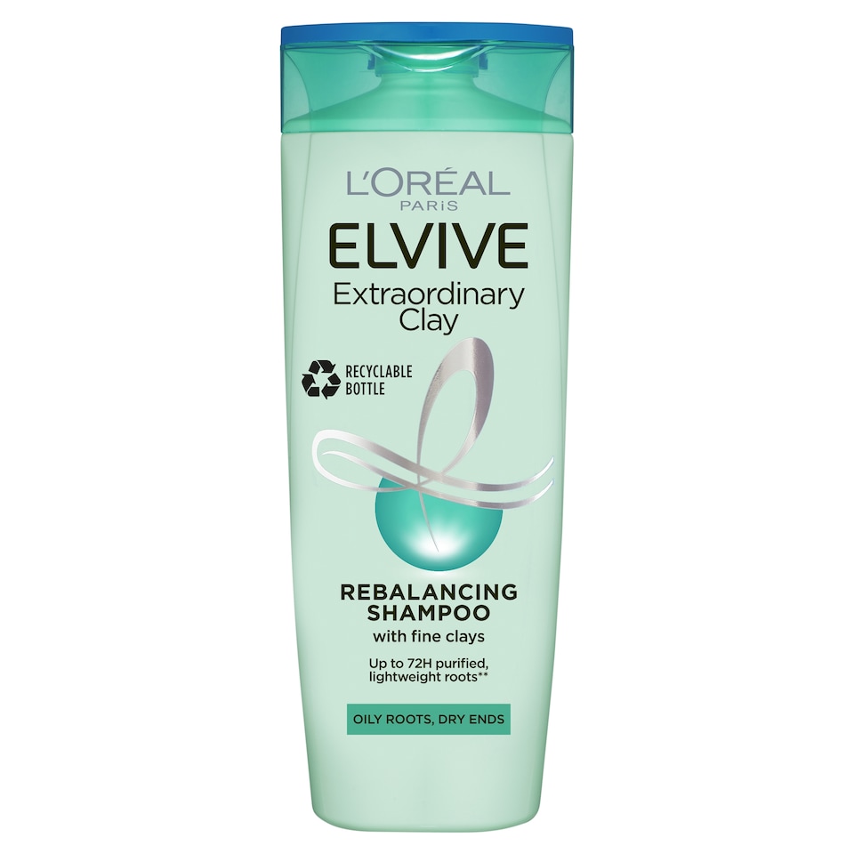 image 1 of L'oreal Elvive Clay Oily Roots Shampoo 400Ml