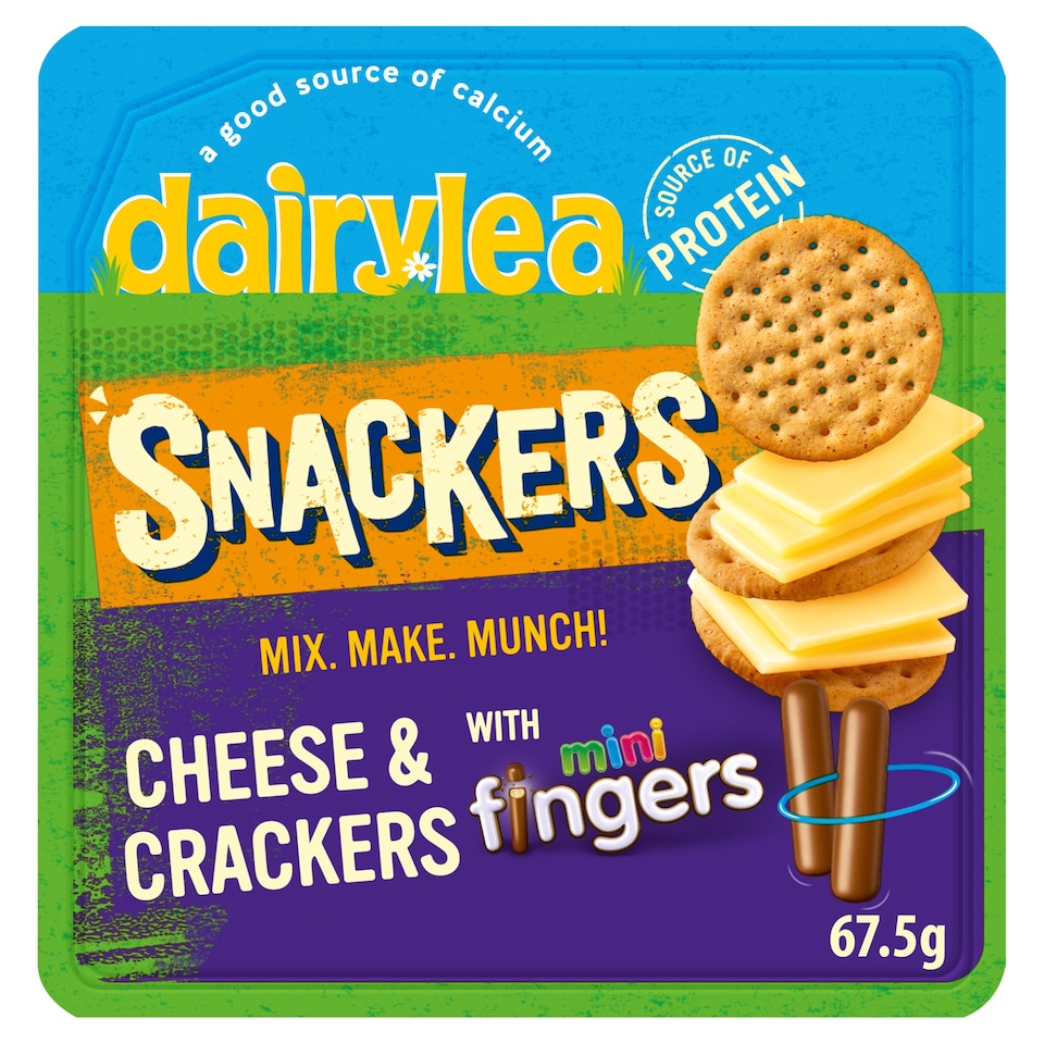 D/Lea Snackers Cheese And Crackers Mini Fingers 67.5G