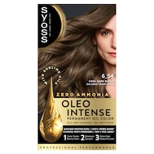 Syoss Oleo Intense tartós hajfesték 6-54 Hűvös sötétszőke