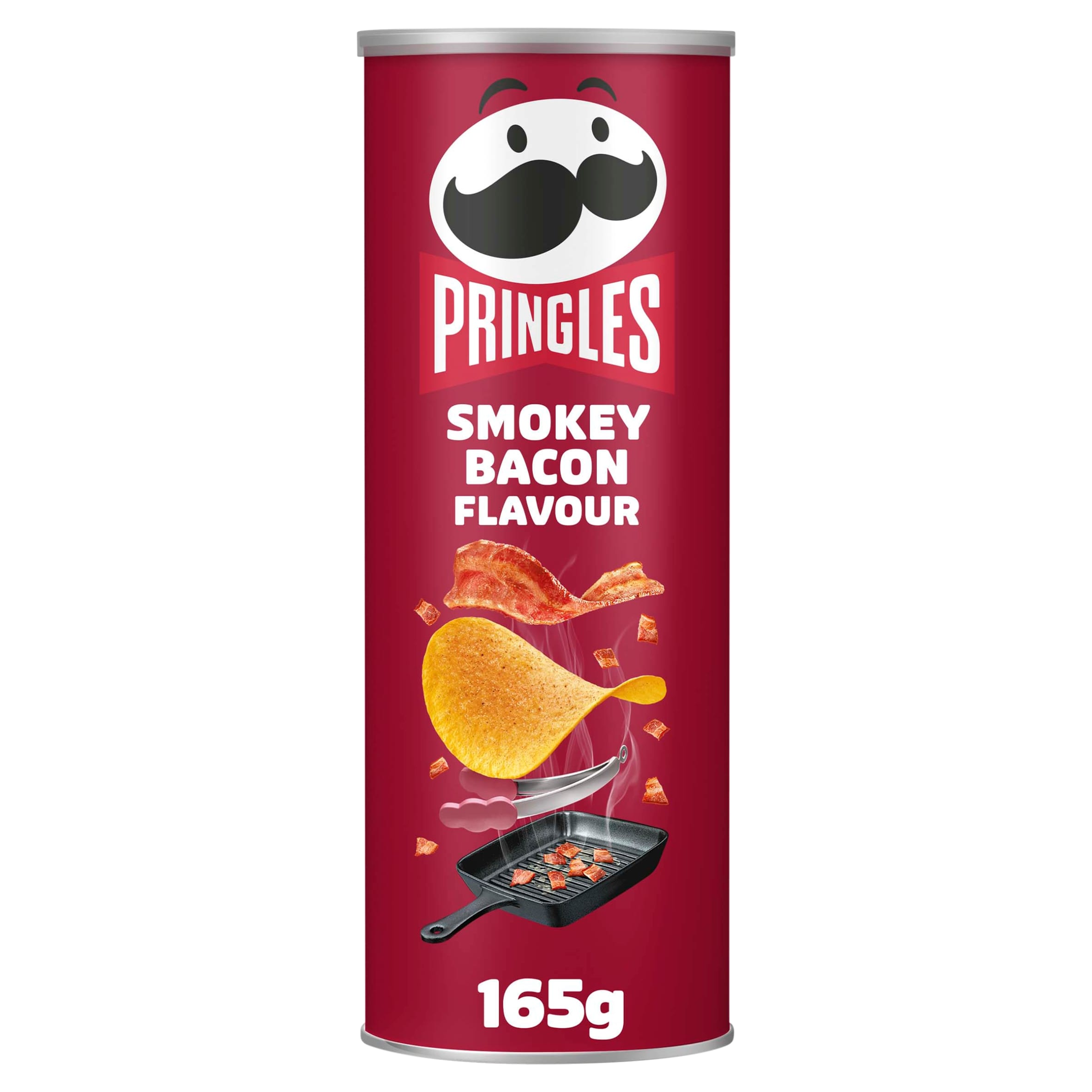 Pringles Smokey Bacon Crisps 165g