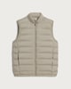 image 4 of F&F Active OUTDOOR Padded Zip Up Gilet in Stone
