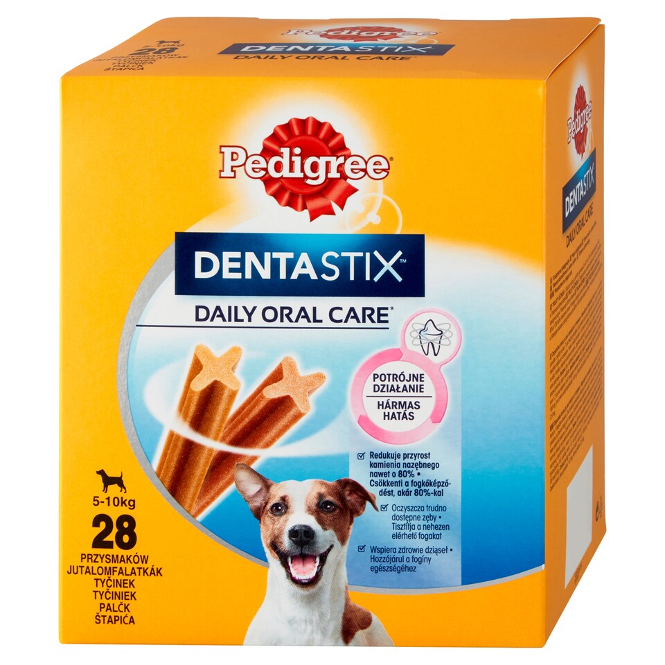 image 1 of Pedigree DentaStix Complementary Food for Dogs Older Than 4 Months 4 x 110g (440g)