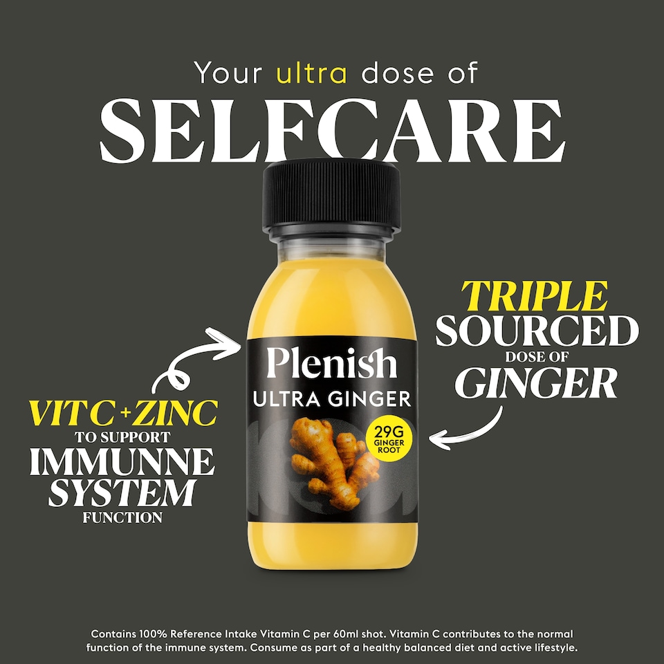 image 1 of PLENISH SHOTS ULTRA GINGER 60ML