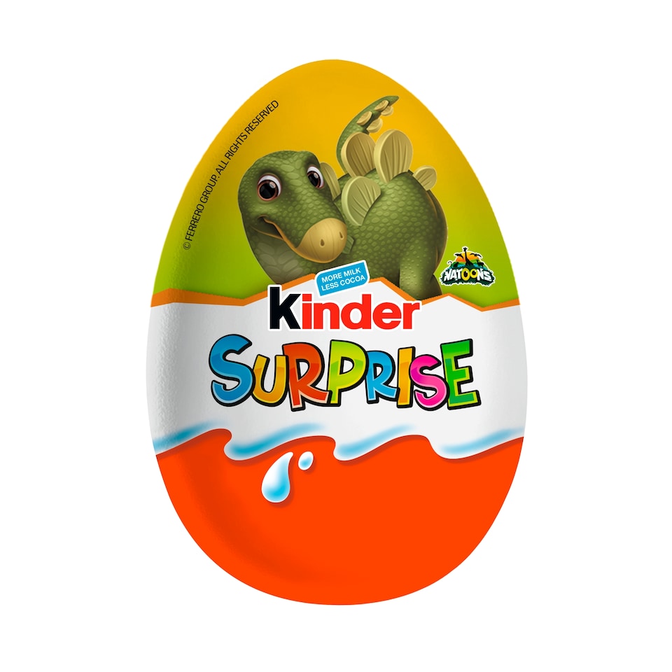 image 1 of Kinder Surprise Natoons Chocolate Egg 20g