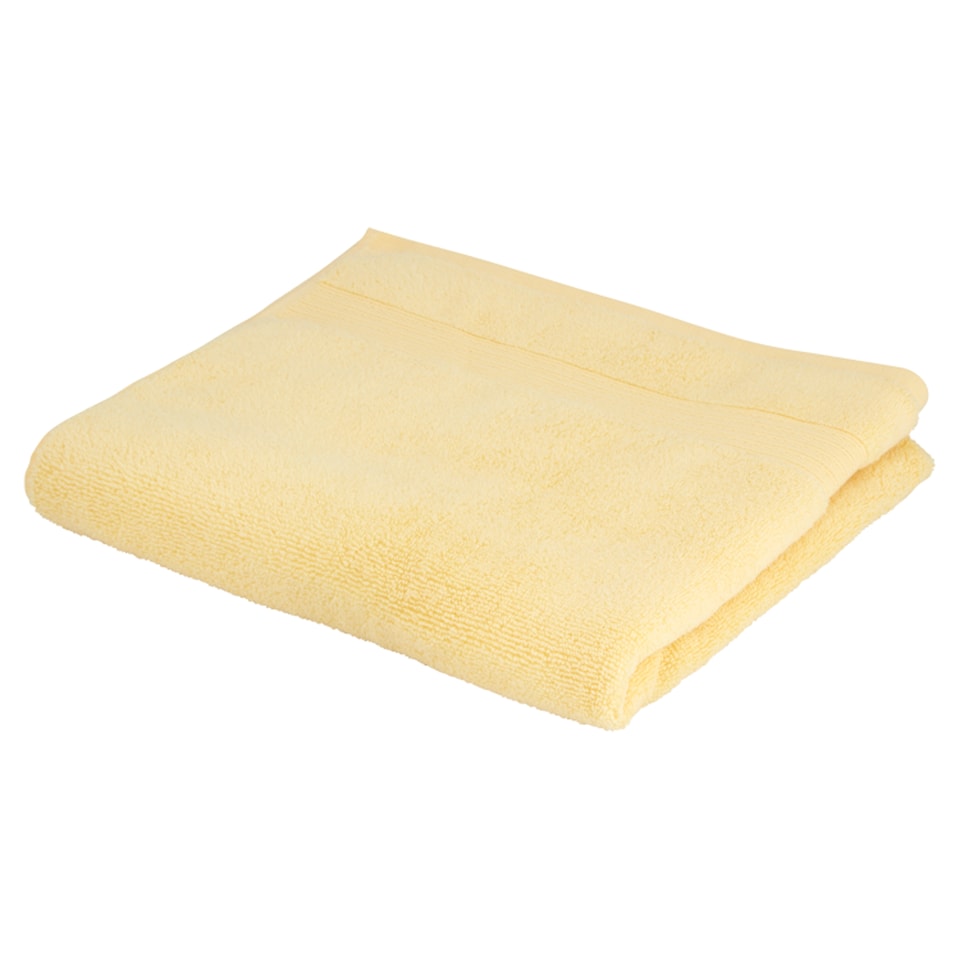 image 1 of Tesco Yellow Supersoft Cotton Bath Towel