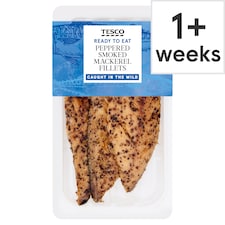 Tesco Peppered Smoked Mackerel Fillets