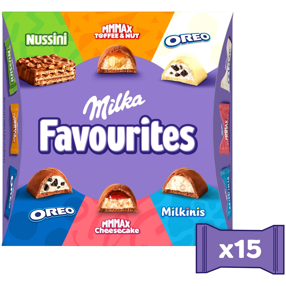 Milka Bonboniera Favourites, mix pralinek 141g