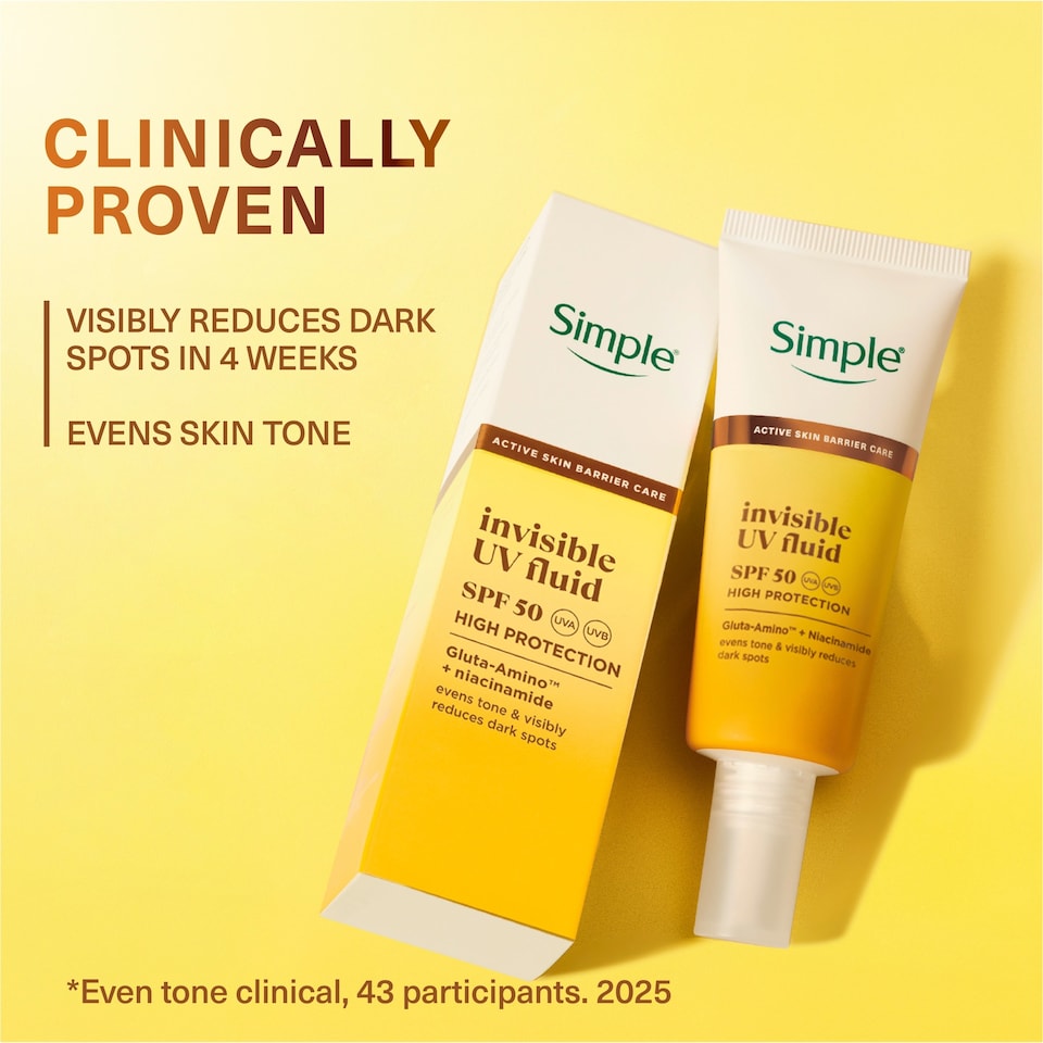 image 1 of Simple Invisible UV Fluid Moisturiser 40ml