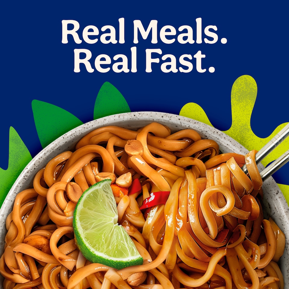 image 1 of Bens Original Street Food Thai Stir Fry Microwave Instant Noodles Ready Meal 250g