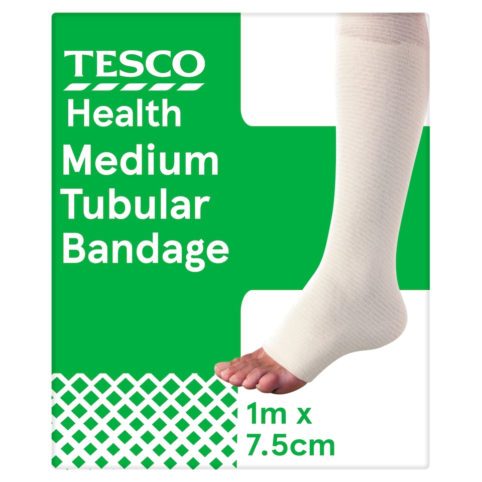Tesco Health Elasticated Tubular Bandage Medium 7.5Cmx1m