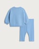 image 2 of F&F Baby 2-Piece Cotton Rich Mummy's Bestie Sweatshirt and Leggings in Blue