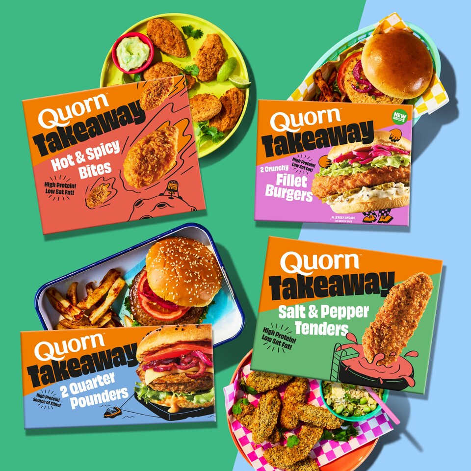 image 1 of Quorn Takeaway 2 Crunchy Fillet Burgers 190g