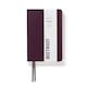 image 1 of Agenzio Soft Touch Medium Ruled Notebook Beetroot 