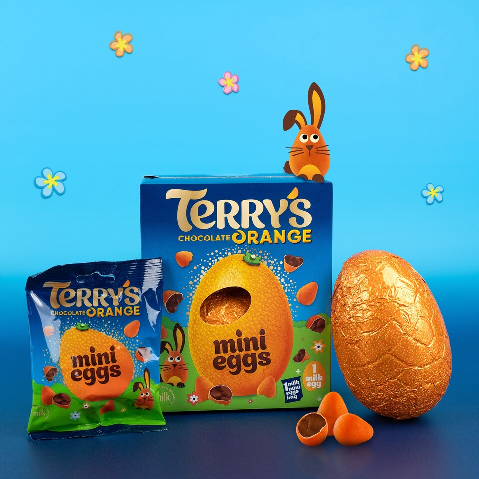 image 1 of Terry's Chocolate Orange Easter Egg with Mini Eggs 200g
