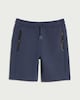 image 4 of F&F Active Cotton Rich Zip Pocket Shorts in Navy