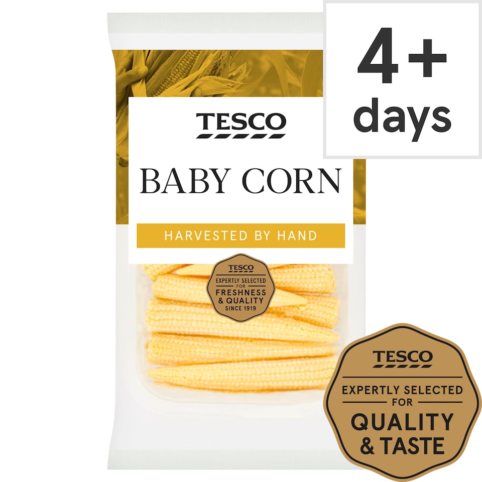 image 1 of Tesco Baby Corn 130G