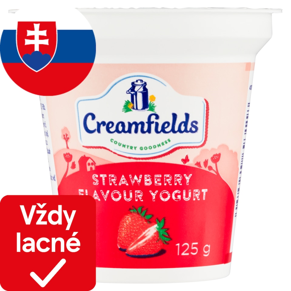 Creamfields Strawberry Flavour Yogurt 125 g