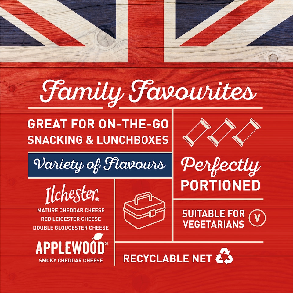 image 1 of Ilchester Family Favourites Cheese Selection 150g