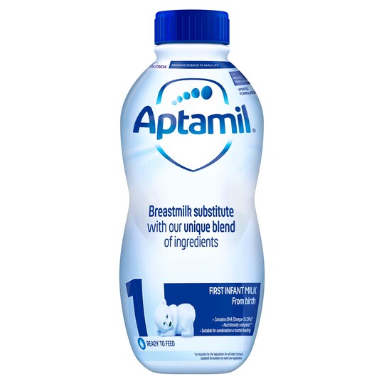 Aptamil 1 First Milk 1 Litre Ready To Feed Liquid Tesco Groceries