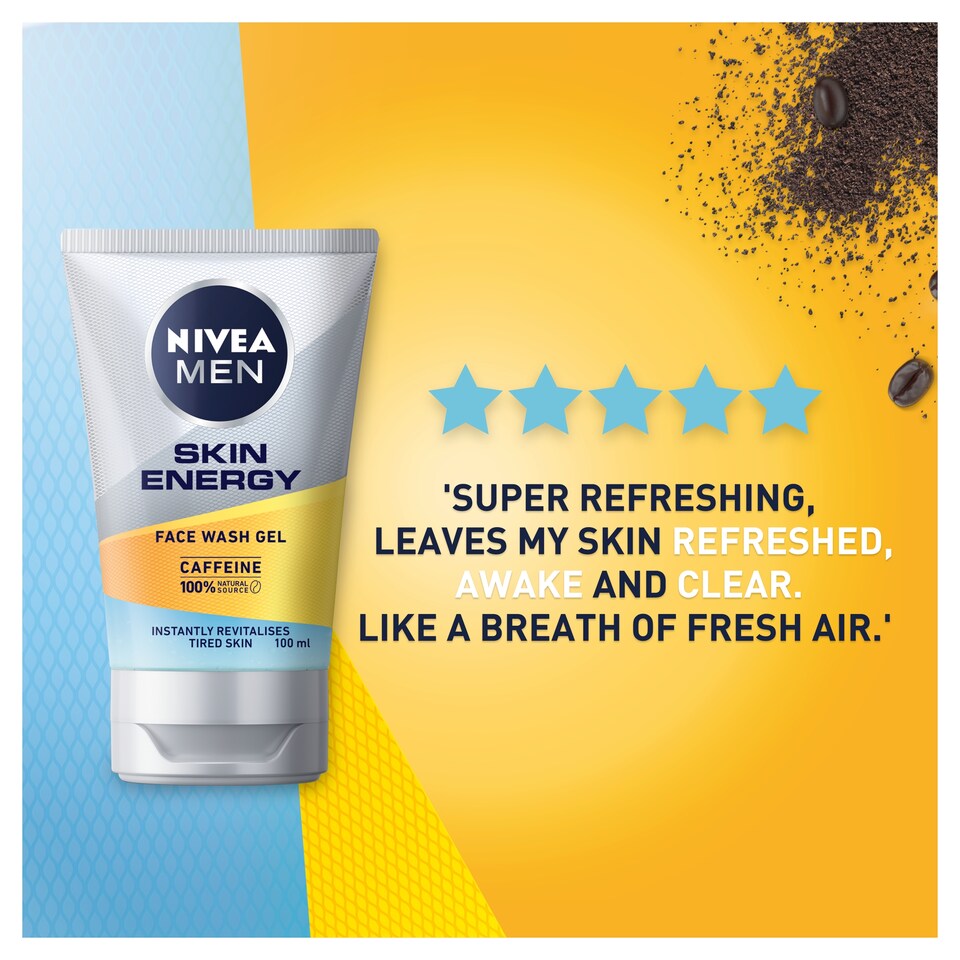 image 1 of Nivea Men Q10 Skin Energy Face Wash 100Ml