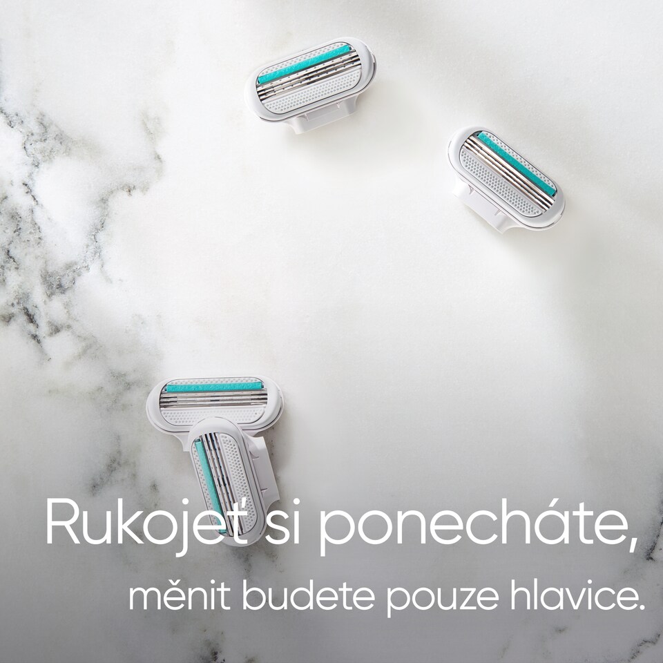 Obrázek 1 pro produkt Venus Deluxe Smooth Sensitive Hlavice Holicího Strojku x4