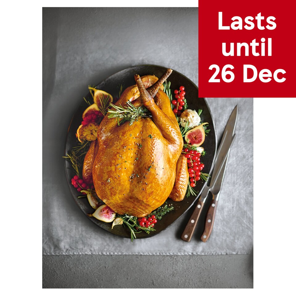 Tesco Finest Free Range Bronze Turkey Medium 4kg 5.99kg (Serves 10 to 14) Tesco Groceries