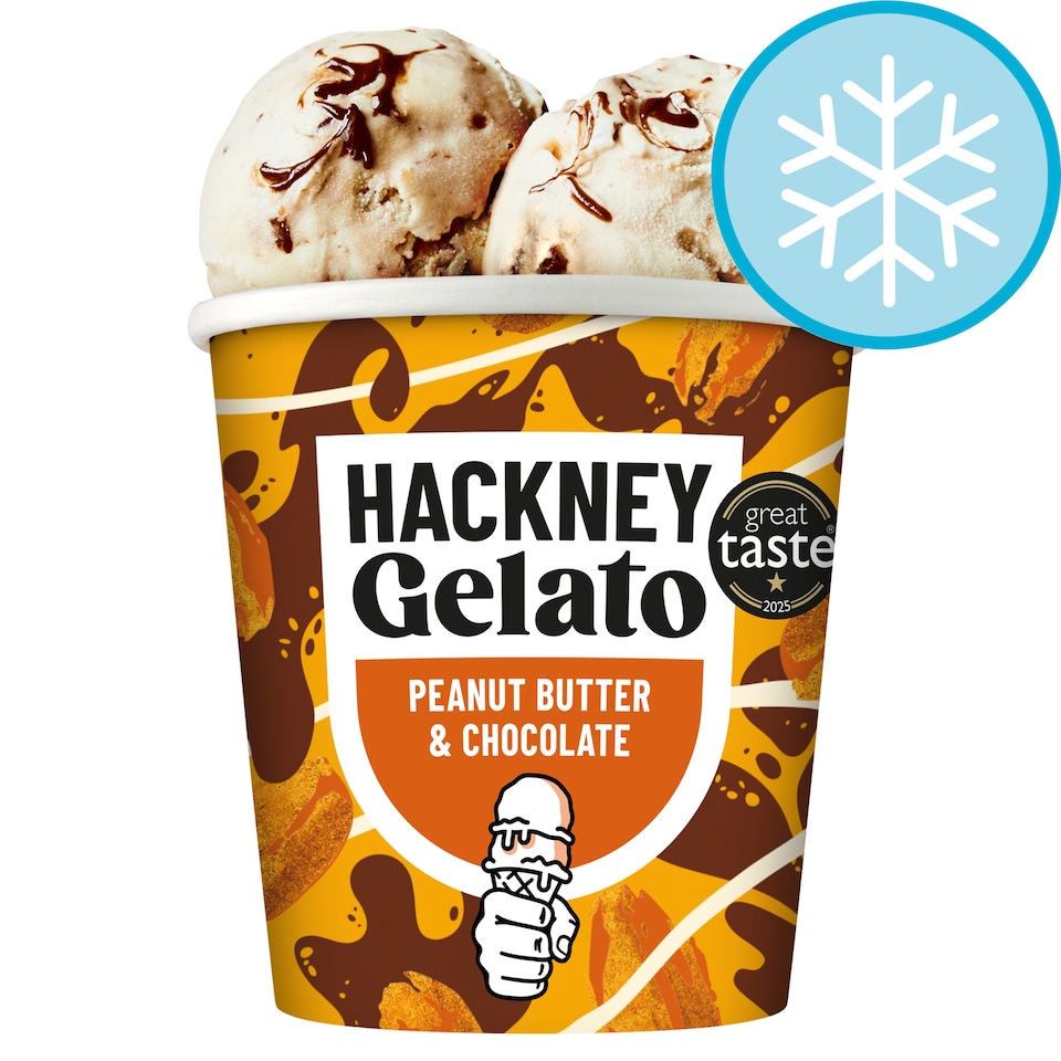 Hackney Gelato Peanut Butter & Chocolate 460Ml