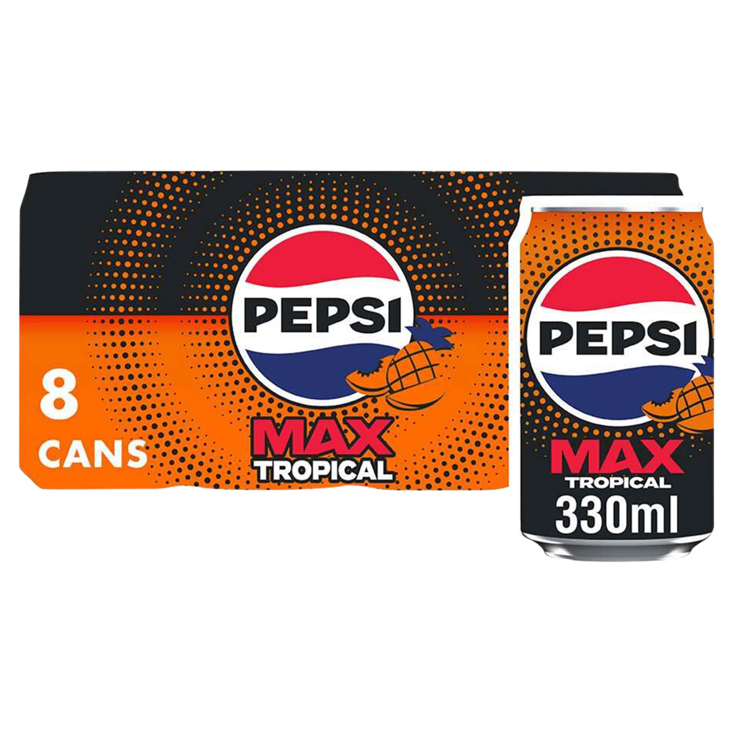 Pepsi Max Tropical 8 x 330ml