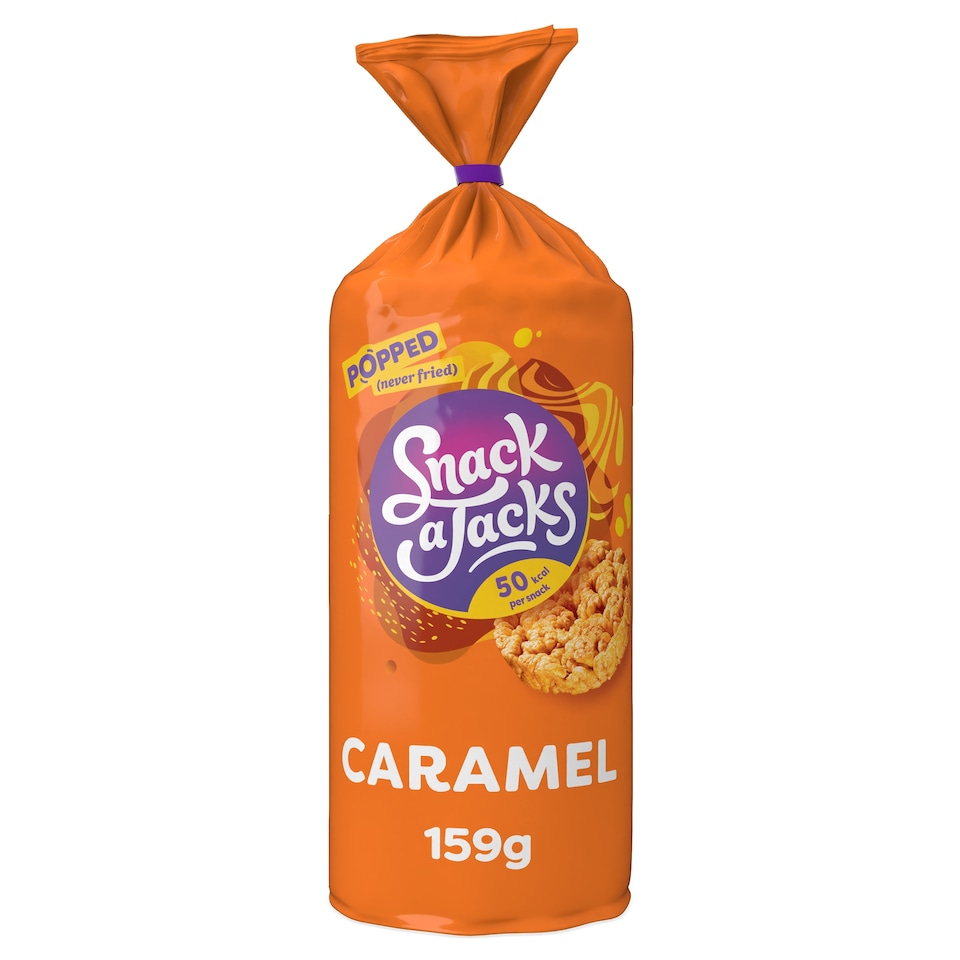 image 1 of Snack a Jacks Caramel Jumbo Rice Cakes 159g