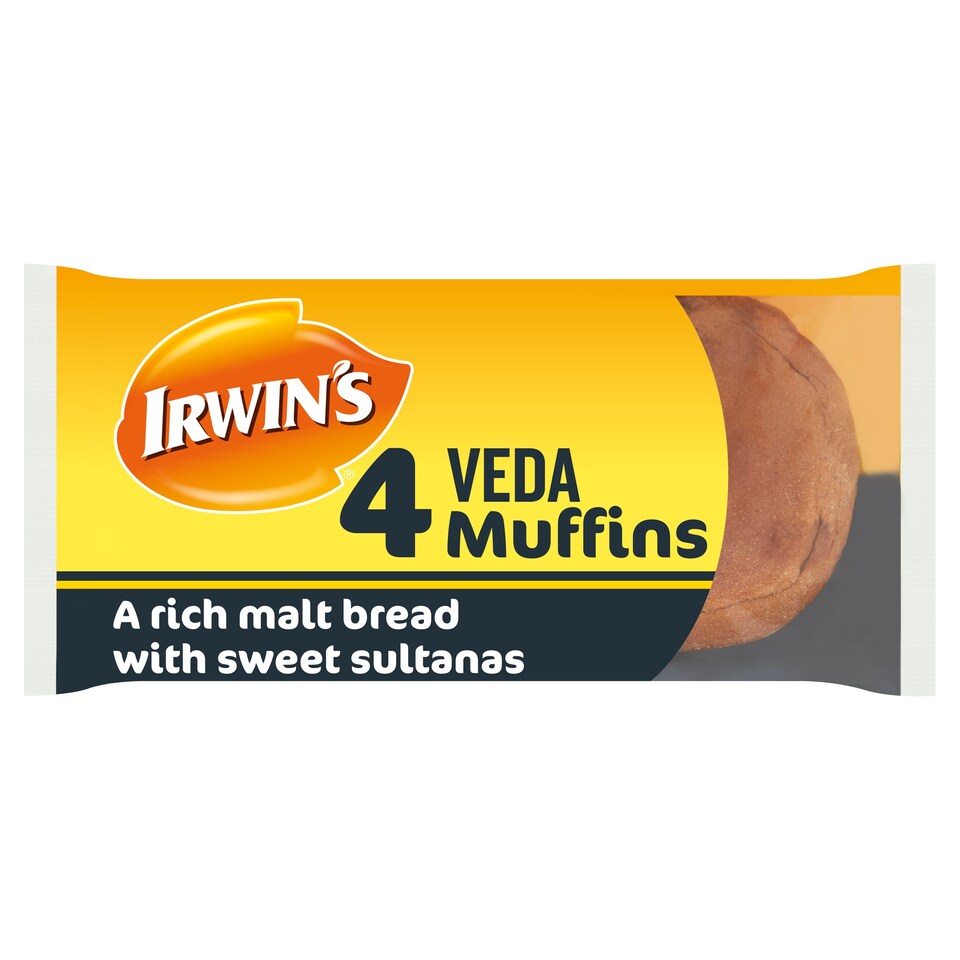 Irwins Veda Muffins 4 Pack