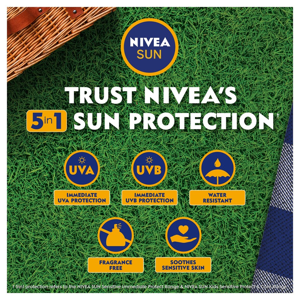 image 1 of Nivea Sun Spray Sensitive Soothing Spray Spf50+ 200Ml