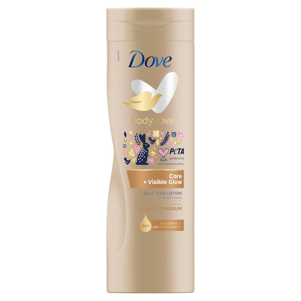 Dove Visibleglow Gradual Self Tan Fair Medium 400Ml