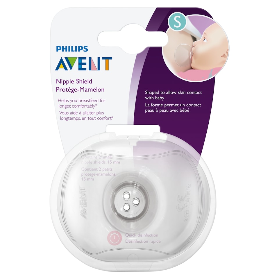 image 1 of Philips Avent Nipple Shield Medium  2 pack