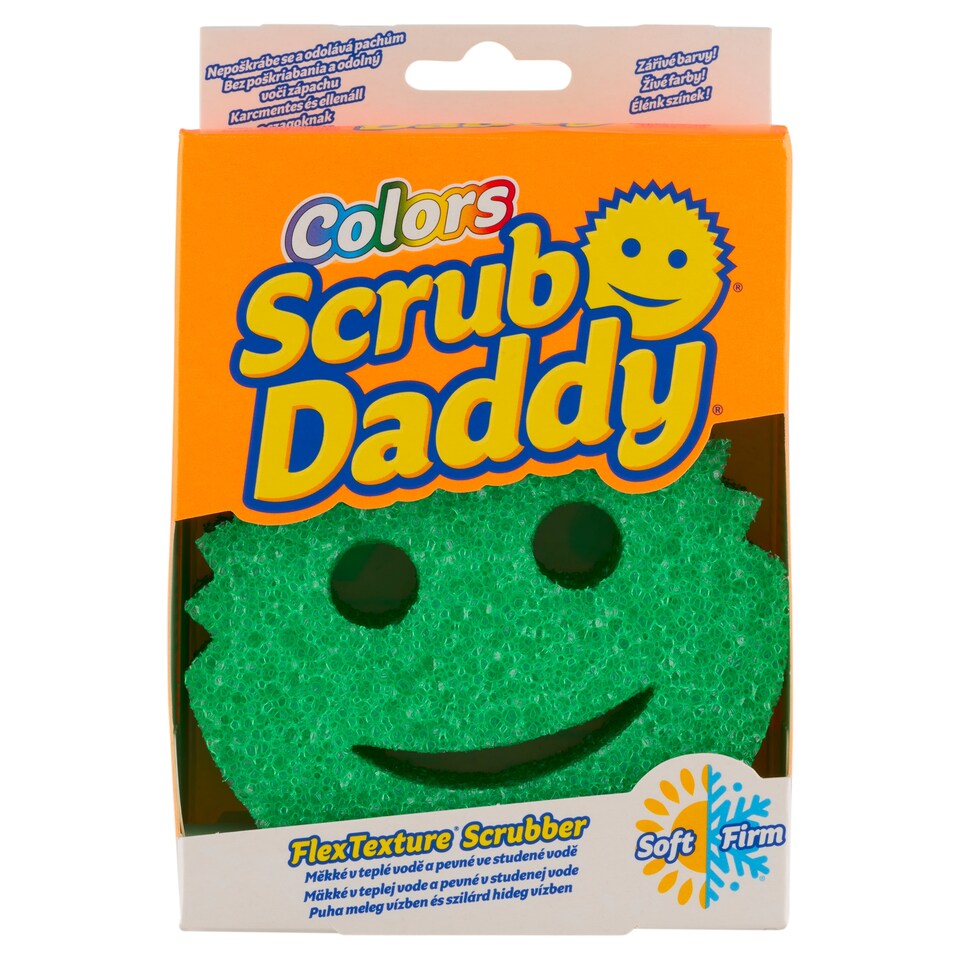 Scrub Daddy Colors zöld szivacs