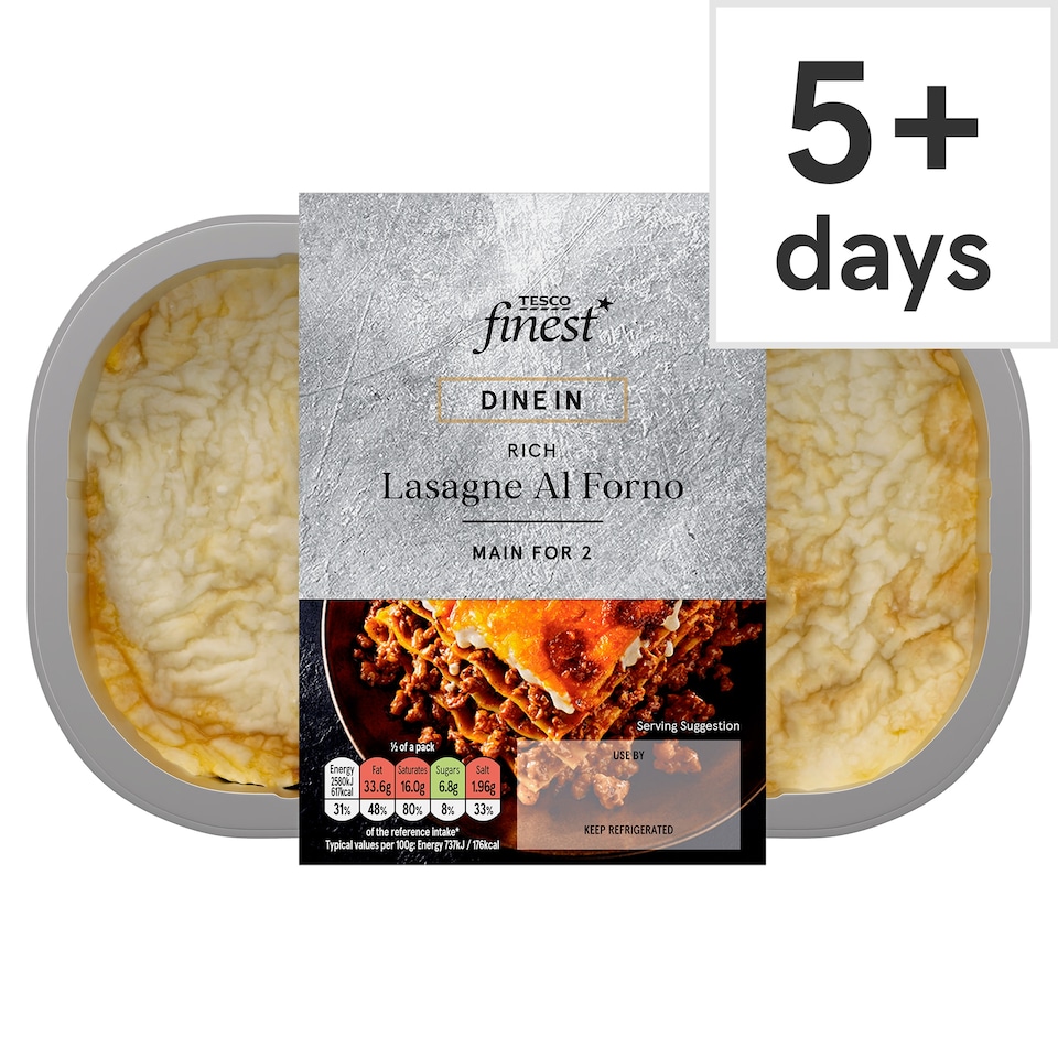Tesco Finest Dine In Al Forno Lasagne 700g