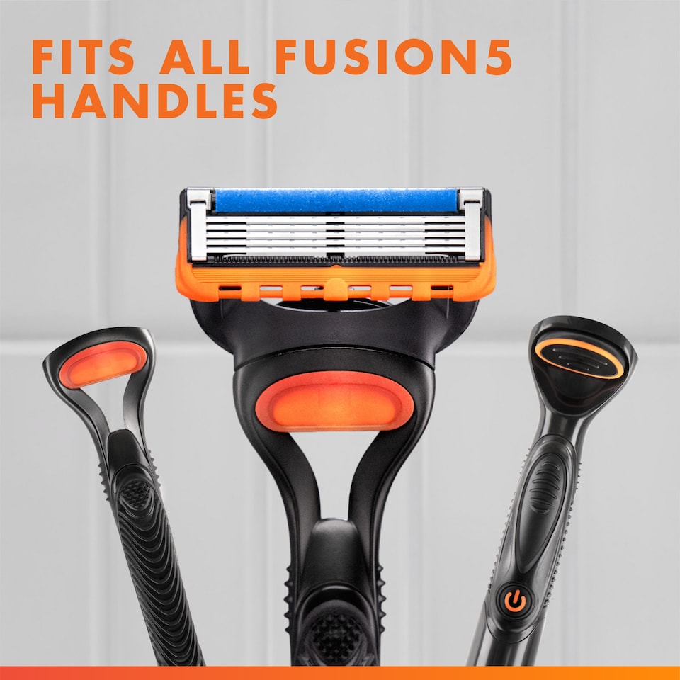 image 1 of Gillette Fusion5 Razor & 8 Blade Shaving Refill Big Blade Pack