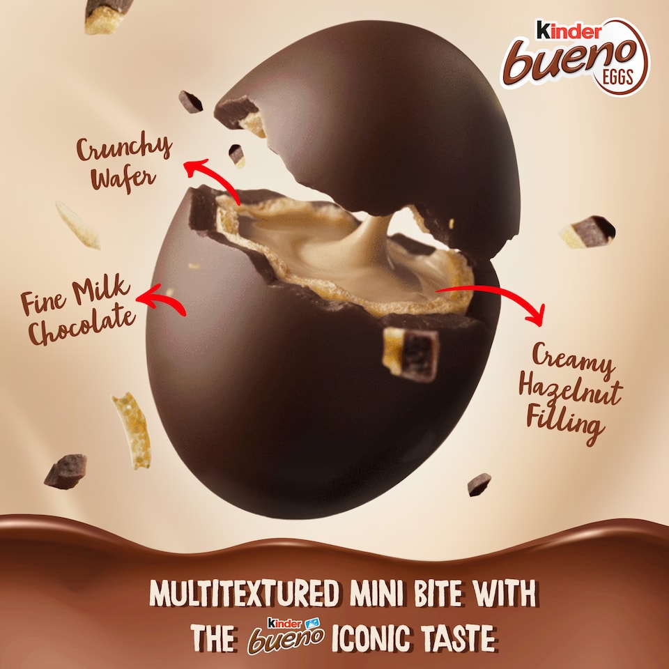 image 1 of Kinder Bueno Chocolate Eggs 80G