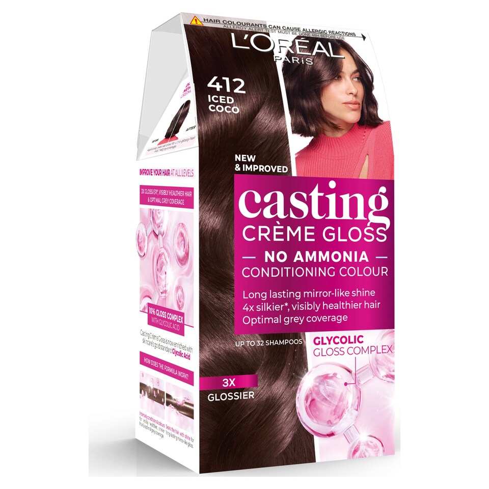 image 1 of L'oreal Paris Casting Creme Gloss 412 Iced Cocoa