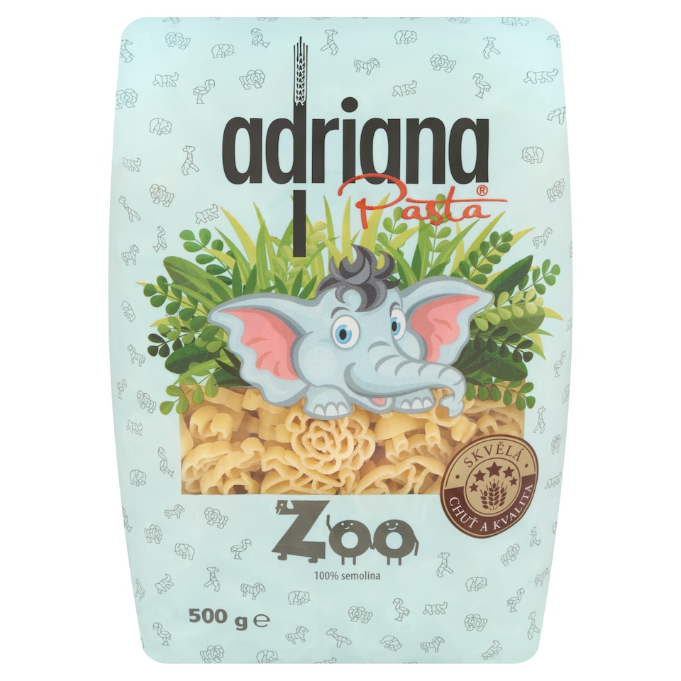 obrázok 1 z Adriana Pasta Zoo cestovina semolinová sušená 500 g